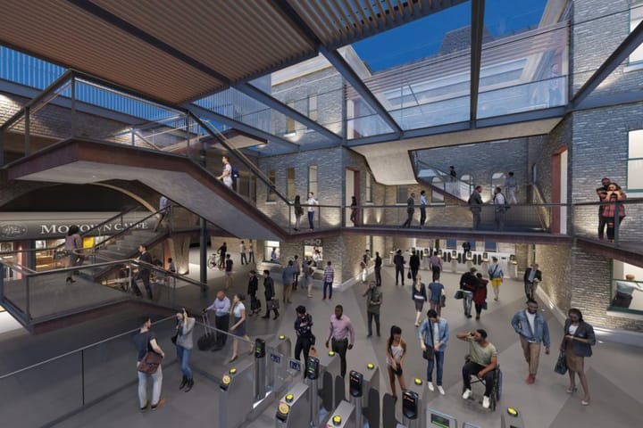 Artists impression of proposed changes at Peckham Rye.